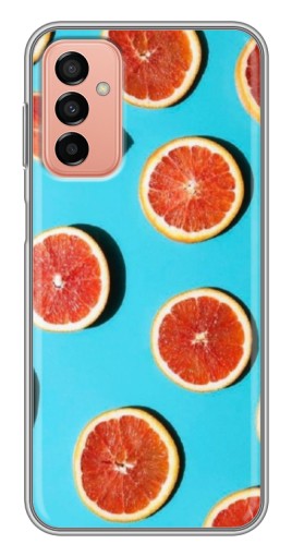 Силиконовый чехол с изображением "Яркие грейпфруты" для Samsung Galaxy M23 (5G)
