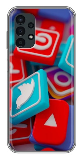 Чехол с картинкой "3Д эффект" для Samsung Galaxy A13 (4G)