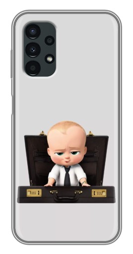 Силиконовый чехол с изображением "Босс с чемоданом" для Samsung Galaxy A13 (4G)