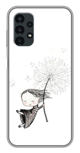 Чехол с принтом "Девочка с одуванчиком" для Samsung Galaxy A13 (4G)