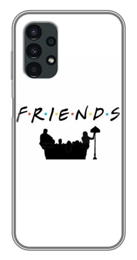 Силиконовый чехол с изображением "Друзья на диване" для Samsung Galaxy A13 (4G)