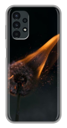 Чехол с принтом "Горящий одуванчик" для Samsung Galaxy A13 (4G)