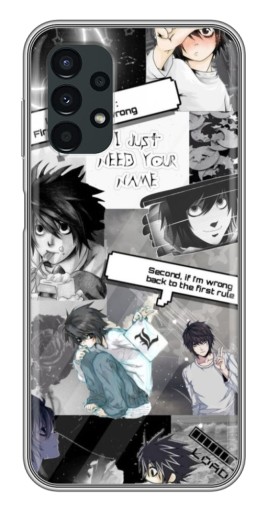 Чехол с картинкой "L - Death note" для Samsung Galaxy A13 (4G)