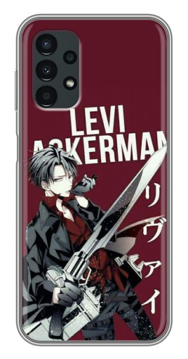 Чехол с печатью "levi Ackerman" для Samsung Galaxy A13 (4G)