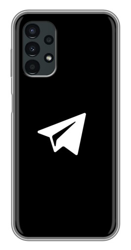 Чехол с печатью "Лого Телеграм" для Samsung Galaxy A13 (4G)