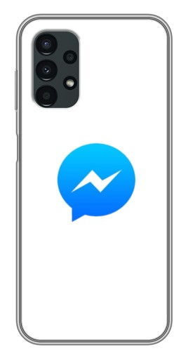 Чехол с печатью "messenger logo" для Samsung Galaxy A13 (4G)