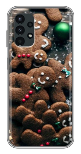Чехол с печатью "Новогодние человечки" для Samsung Galaxy A13 (4G)