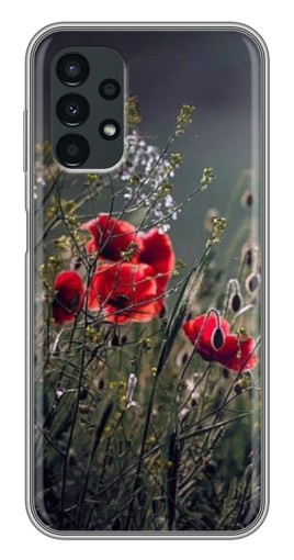 Чехол с картинкой "Поле цветов" для Samsung Galaxy A13 (4G)