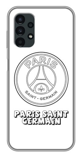 Силиконовый чехол с изображением "PSG логотип" для Samsung Galaxy A13 (4G)