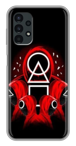 Чехол с картинкой "Солдаты с игры кальмара" для Samsung Galaxy A13 (4G)