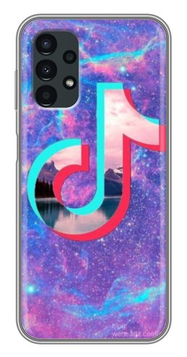 Чехол с печатью "ТикТок мраморный" для Samsung Galaxy A13 (4G)