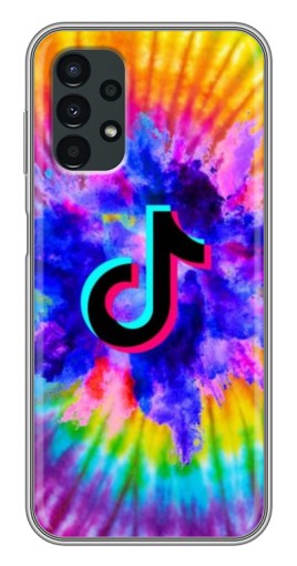 Чехол с принтом "TikTok в красках" для Samsung Galaxy A13 (4G)