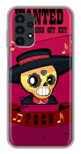 Силиконовый чехол с изображением "WANTED POCO" для Samsung Galaxy A13 (4G)