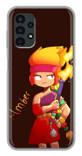 Чехол с печатью "Amber с факелом" для Samsung Galaxy A13 (5G)