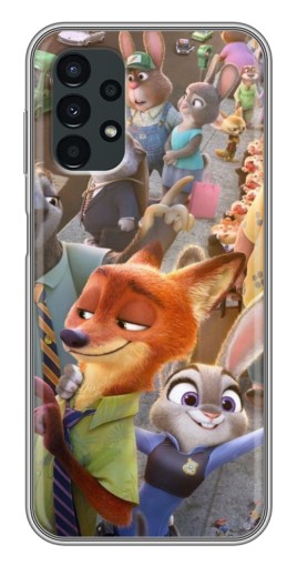 Чехол с печатью "Герои Зверополис" для Samsung Galaxy A13 (5G)