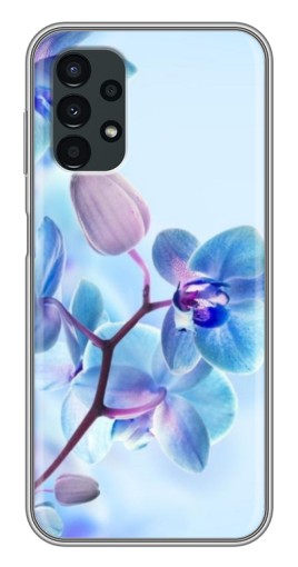 Чехол с принтом "Голубые орхидеи" для Samsung Galaxy A13 (5G)