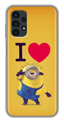 Чехол с печатью "I Love Minion" для Samsung Galaxy A13 (5G)