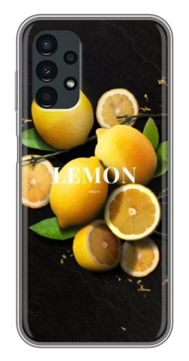 Чехол с картинкой "Лимон на черном" для Samsung Galaxy A13 (5G)