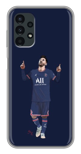 Силиконовый чехол с изображением "Месси в ПСЖ" для Samsung Galaxy A13 (5G)