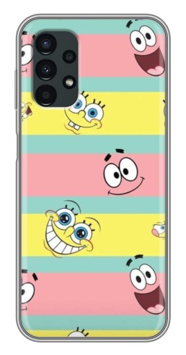 Силиконовый чехол с изображением "Мордашки" для Samsung Galaxy A13 (5G)