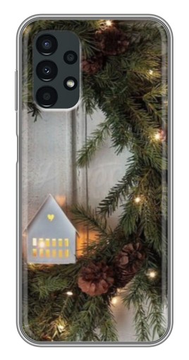 Чехол с картинкой "Новогодний венок" для Samsung Galaxy A13 (5G)