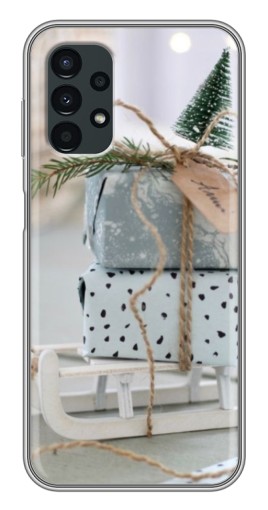 Силиконовый чехол с изображением "Подарки на санках" для Samsung Galaxy A13 (5G)