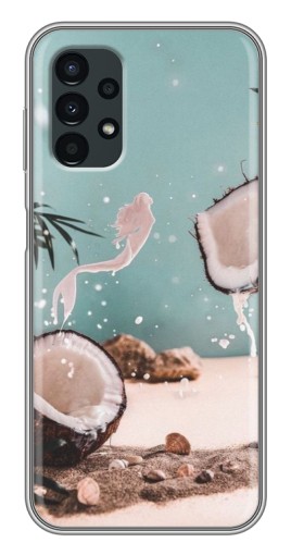 Чехол с картинкой "Половинки кокоса" для Samsung Galaxy A13 (5G)