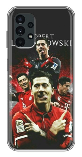 Силиконовый чехол с изображением "Польский футболист" для Samsung Galaxy A13 (5G)