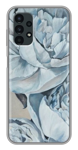 Силиконовый чехол с изображением "Рисунок пионы" для Samsung Galaxy A13 (5G)