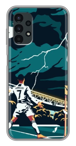Силиконовый чехол с изображением "Ronaldo празднование" для Samsung Galaxy A13 (5G)