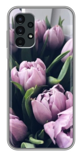Чехол с печатью "Сиреневые тюльпаны" для Samsung Galaxy A13 (5G)