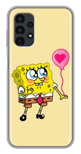 Чехол с картинкой "СпанчБоб с шариком" для Samsung Galaxy A13 (5G)