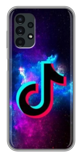 Силиконовый чехол с изображением "ТикТок в космосе" для Samsung Galaxy A13 (5G)