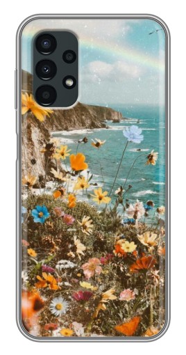 Силиконовый чехол с изображением "Яркие полевые цветы" для Samsung Galaxy A13 (5G)