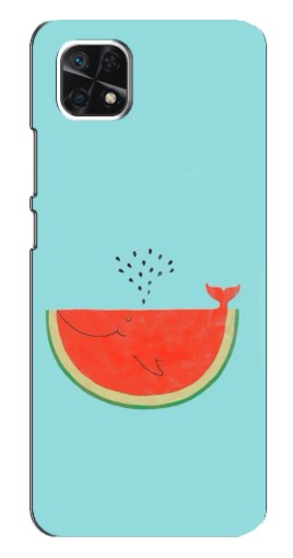 Чехол с картинкой "Арбуз кит" для Samsung Galaxy A22 5G