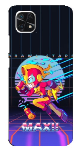 Силиконовый чехол с изображением "Brawl MAX" для Samsung Galaxy A22 5G