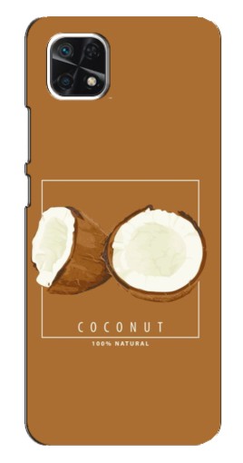 Силиконовый чехол с изображением "Coconut" для Samsung Galaxy A22 5G