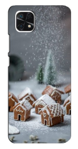 Силиконовый чехол с изображением "Домики из пряников" для Samsung Galaxy A22 5G
