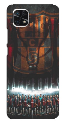 Силиконовый чехол с изображением "FCB Campeones" для Samsung Galaxy A22 5G
