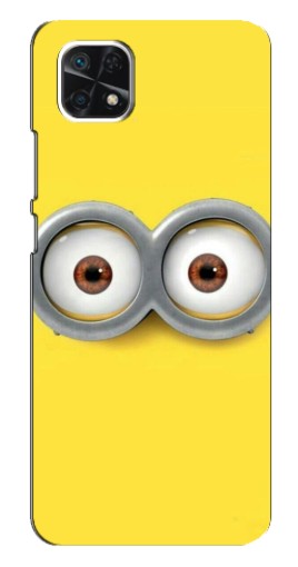 Чехол с печатью "Глаза Боба миньона" для Samsung Galaxy A22 5G