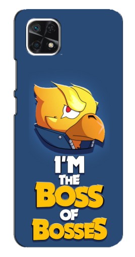 Силиконовый чехол с изображением "Gold Boss" для Samsung Galaxy A22 5G