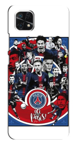 Силиконовый чехол с изображением "Команда PSG" для Samsung Galaxy A22 5G
