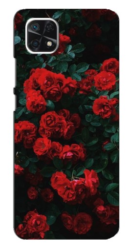 Силиконовый чехол с изображением "Красные розы" для Samsung Galaxy A22 5G