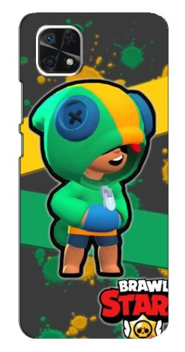 Чехол с картинкой "Leon Brawl Stars" для Samsung Galaxy A22 5G