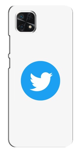 Чехол с печатью "Лого Твиттера" для Samsung Galaxy A22 5G