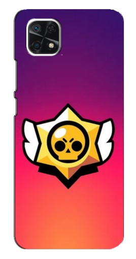 Силиконовый чехол с изображением "Логотип Brawl Stars" для Samsung Galaxy A22 5G