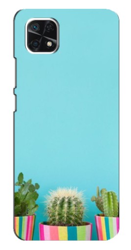 Чехол с печатью "Маленькие кактусы" для Samsung Galaxy A22 5G