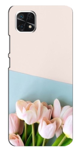 Чехол с принтом "Нежные тюльпаны" для Samsung Galaxy A22 5G