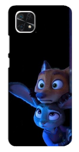 Чехол с картинкой "Ник и Джуди" для Samsung Galaxy A22 5G
