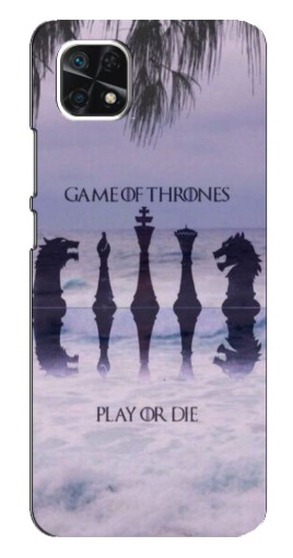 Чехол с принтом "Play or Die" для Samsung Galaxy A22 5G